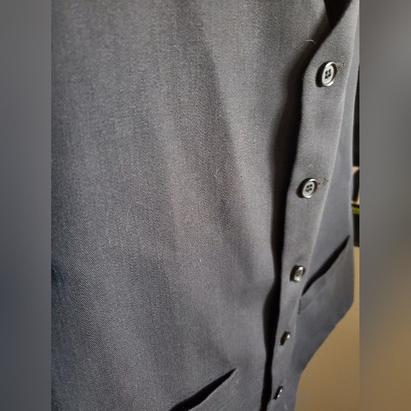 NWOT Black Pronto Uomo vest size Medium - Picture 2 of 4